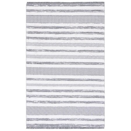 Safavieh 4 x 6 ft. Augustine 700 Power Loomed Rectangle Area Rug Grey & Ivory AGT729F-4